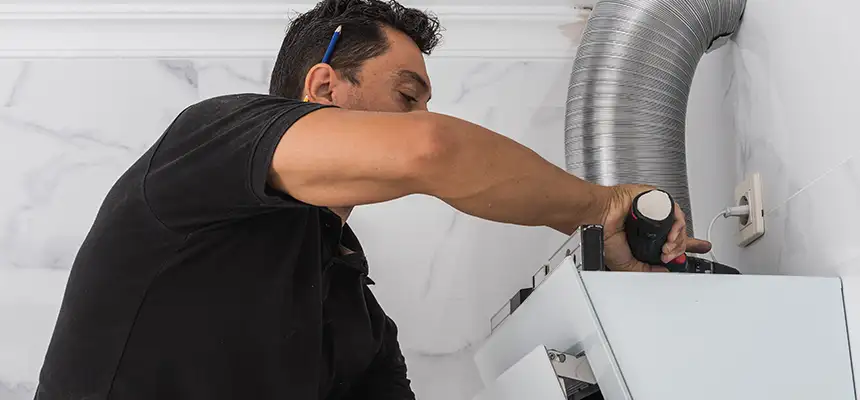 Precision In-wall Dryer Vent Cleaning & Rerouting Corrections in Southlake, TX
